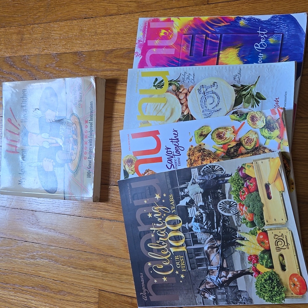 Recipes: Help! My Apartment Has a Kitchen Cookbook & Wegmans Menu Magazines